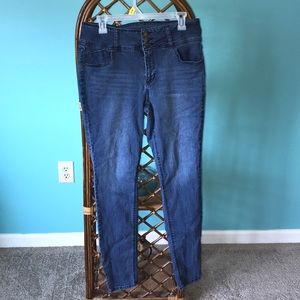 High waisted skinny jean